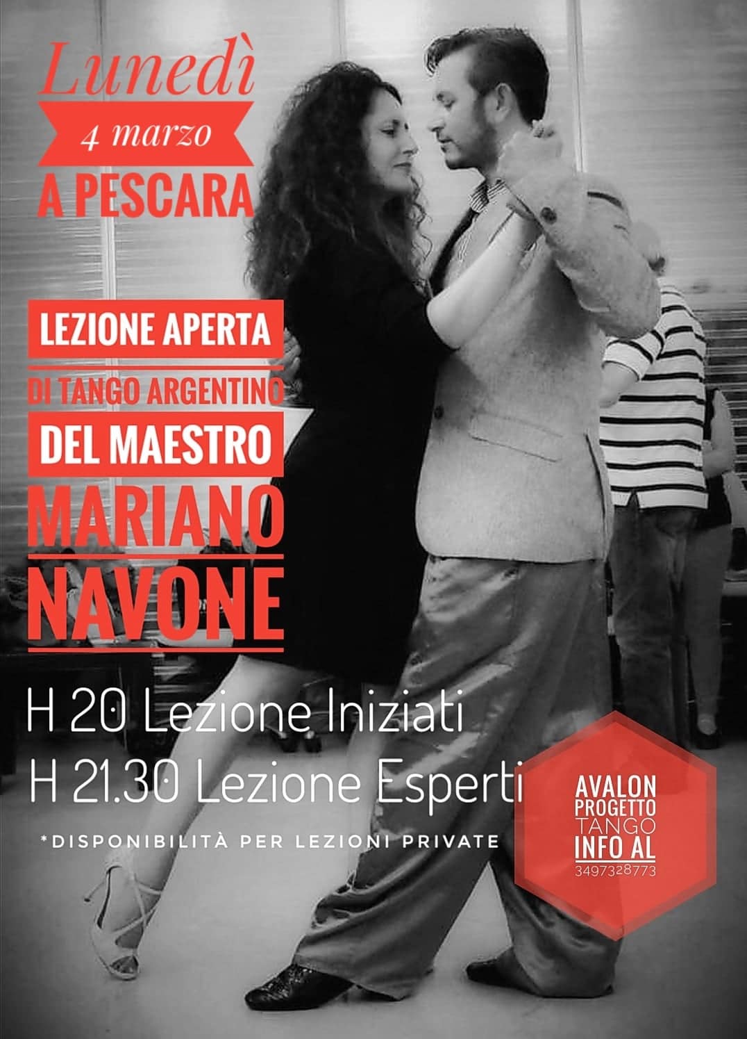 Avalon Progetto Tango - lezione aperta con Mariano Navano
