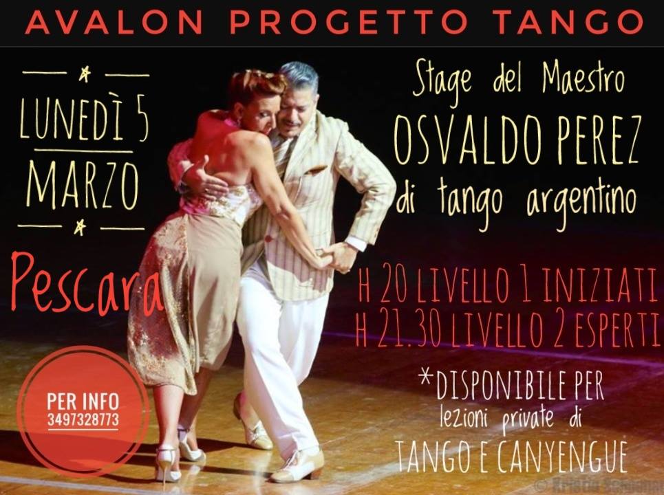 stage maestro tango argentino osvaldo perez avalon progetto tango pescara abruzzo