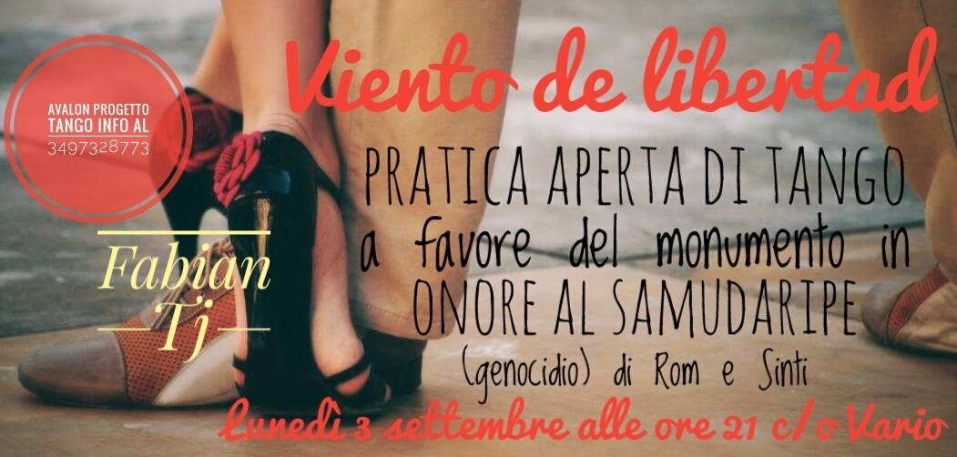 Avalon Progetto Tango Pescarapratica tango pescara - beneficenza samudaripe - Nuovi corsi settembre 2018