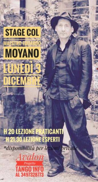 stage del Maestro Eduardo Moyano - avalon progetto tango
